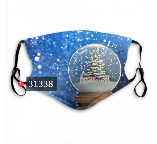 2020 Merry Christmas Dust mask with filter 85->mlb dust mask->Sports Accessory